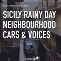 At The Balcony Sicily On A Rainy Day